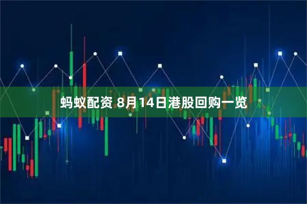 蚂蚁配资 8月14日港股回购一览